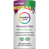 Rainbow Light Just Once Prenatal One 60 vegan caplet bottle