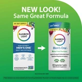 Men's One new look same formula old bottle to new bottle graphic