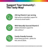 Vitamin C Slices immunity Vitamin E antioxidant family-friendly benefits graphic