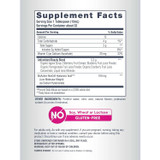Hyaluronic Acid liquid supplement facts panel, 1 tablespoon serving