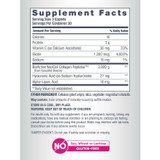 Beauty Builder supplement facts collagen biotin HA alpha-lipoic acid panel