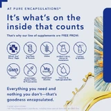 Pure Encapsulations what's on the inside that counts graphic with free-from icons