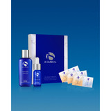 iS Clinical Active Collection products in front of branded gift box
