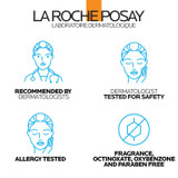 La Roche-Posay dermatologist tested and allergy tested icons