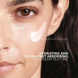 Woman with Effaclar A.Z. gel-cream on her cheek
