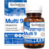 Kyo-Dophilus Multi 9 Probiotic 6 billion CFU 90 capsules amber bottle