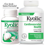 Kyolic Formula 100 new look same formula old garlic bulb label to new graphic