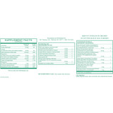 ReVitalize No Iron label with supplement facts botanical antioxidant blend