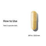 Women's Libido Boost capsule measuring 0.917 inches, take 2 capsules daily