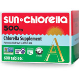Sun Chlorella 500 mg chlorella supplement 600 tablet box