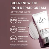 Bio-Renew EGF Rich Repair Cream tube with after one week consumer results