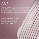 EGF feature graphic with a swirl of cream