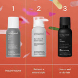 Brilliant Stylers set PhD Dry Shampoo Full Dry Spray Flex Hairspray graphic