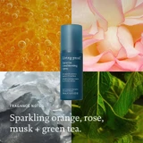 Leave-In Conditioning Spray with orange, rose, musk and green tea fragrance notes collage