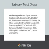 Urinary Tract Drops active ingredients list
