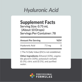 Professional Formulas Hyaluronic Acid - 59 Milliliters