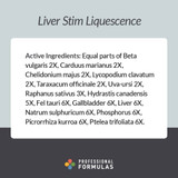 Professional Formulas Liver Stim Liquescence - 118 Milliliters
