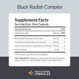 Professional Formulas Black Radish Complex - 90 Capsules