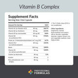 Professional Formulas Vitamin B Complex - 60 Capsules