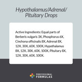 Professional Formulas Hypothalamus Adrenal Pituitary - 59 Milliliters