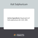 Professional Formulas Kali Sulphuricum - 59 Milliliters
