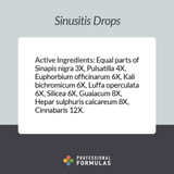 Professional Formulas Sinusitis Drops - 59 Milliliters