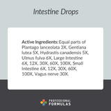 Intestine Drops active homeopathic intestine vagus nerve card