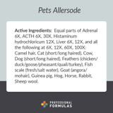 Professional Formulas Pets Allersode - 59 Milliliters