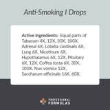 Professional Formulas Anti-Smoking I Drops - 59 Milliliters