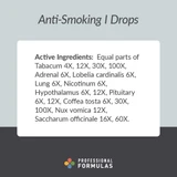 Anti-Smoking I Drops active Tabacum Lobelia Nicotinum ingredients card