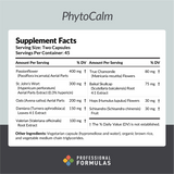 Professional Formulas Phyto Calm - 90 Capsules