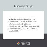 Professional Formulas Insomnia Drops - 59 Milliliters