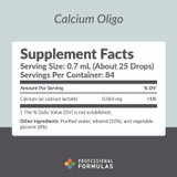 Professional Formulas CA-Calcium (Oligo Element) - 59 Milliliters