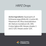 Professional Formulas HRPZ Drops - 59 Milliliters