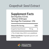 Professional Formulas Grapefruit Seed Extract - 59 Milliliters