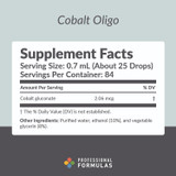 Professional Formulas CO-Cobalt (Oligo Element) - 59 Milliliters