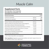 Professional Formulas Muscle Calm - 90 Capsules box