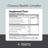 Professional Formulas Osseous-Apatite Complex