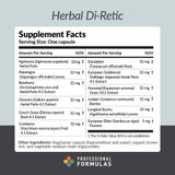 Professional Formulas Herbal Di-Retic - 90 Capsules