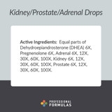 Professional Formulas Kidney Prostate Adrenal Drops - 59 Milliliters