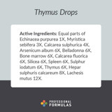 Professional Formulas Thymus Drops - 59 Milliliters