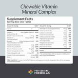 Professional Formulas Chewable Vitamin/Mineral - 90 Tablets