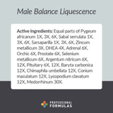 Professional Formulas Male Balance Liquescence - 118 Milliliters