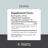Professional Formulas Licorice Root/Glycyrrhiza Glabra