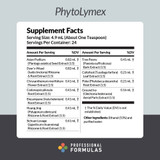 PhytoLymex supplement facts herbal lymphatic blend panel
