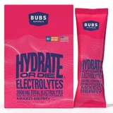 Bubs Naturals Hydrate or Die Electrolytes mixed berry box and packet