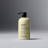 purity made simple 22 fl oz cleanser pump bottle on gray