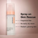 Soothing Milky Mist fragrance-free radiant skin benefits graphic