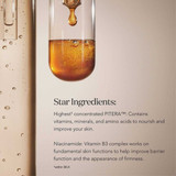 Dropper with golden essence, star ingredients PITERA and niacinamide
