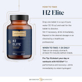 How to take H2 Elite dissolve tablet in water graphic